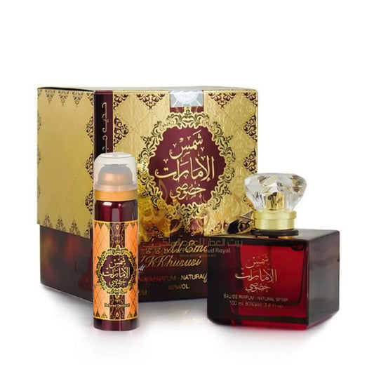 Shams Al Emarat Khussi EDP 100Ml With 50ML Deo