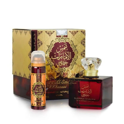 Shams Al Emarat Khussi EDP 100Ml With 50ML Deo